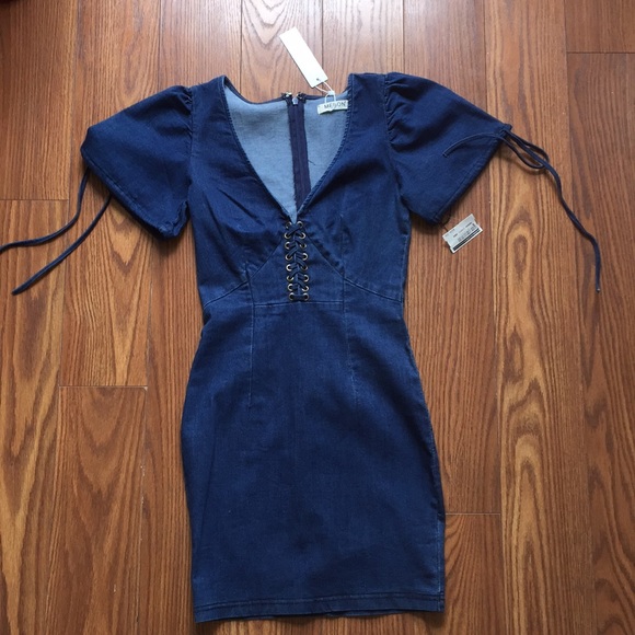 Trendy Jeans Dress - Picture 1 of 5